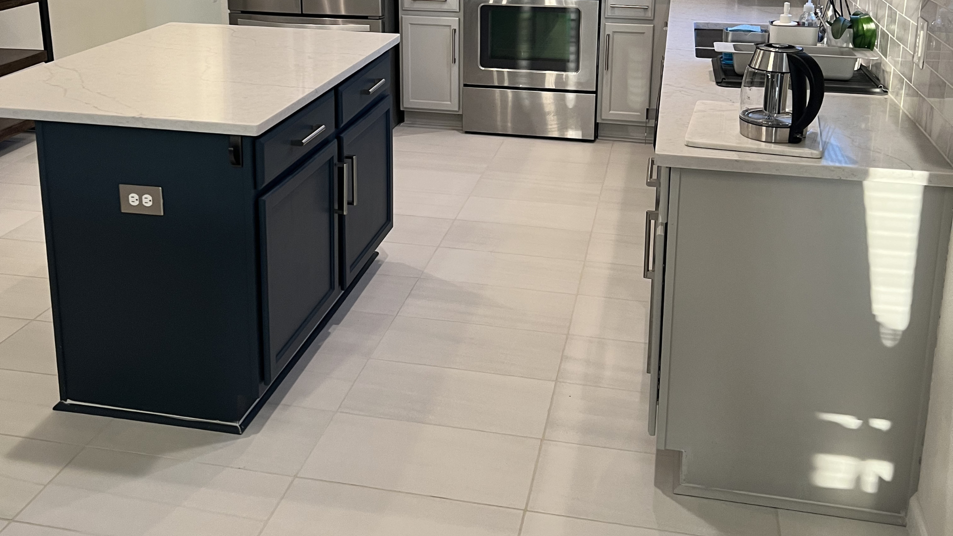 tile flooring installation in kitchen in San Antonio, TX