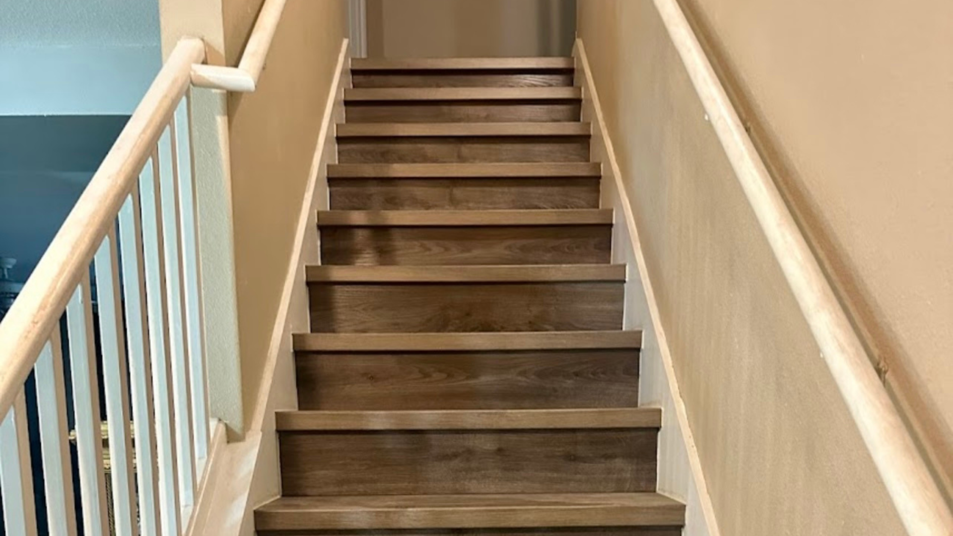 wood flooring stairs installation in San Antonio, TX