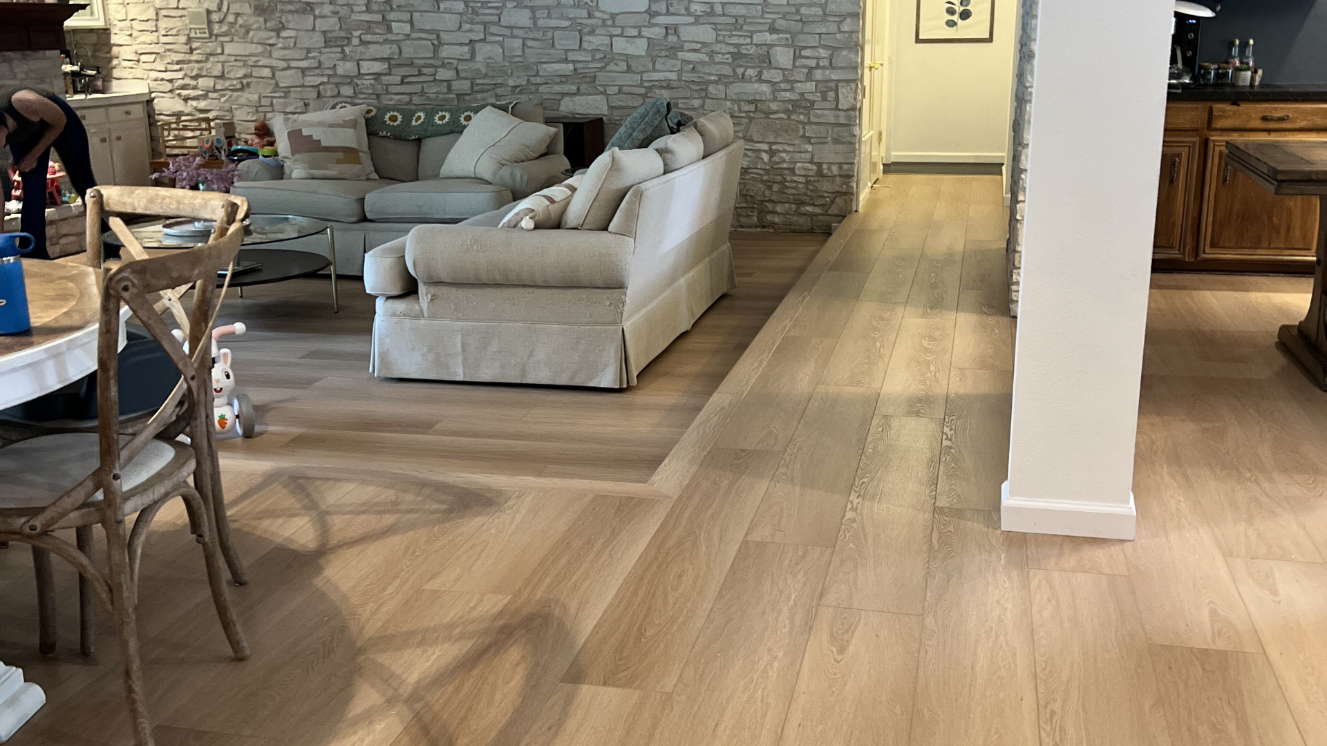 custom wood flooring and luxury vinyl wood look floors installation in San Antonio, TX